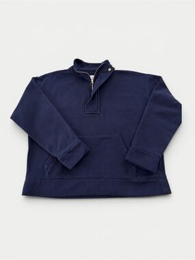 A New Day Navy Half-Zip Pullover Sweatshirt – Medium